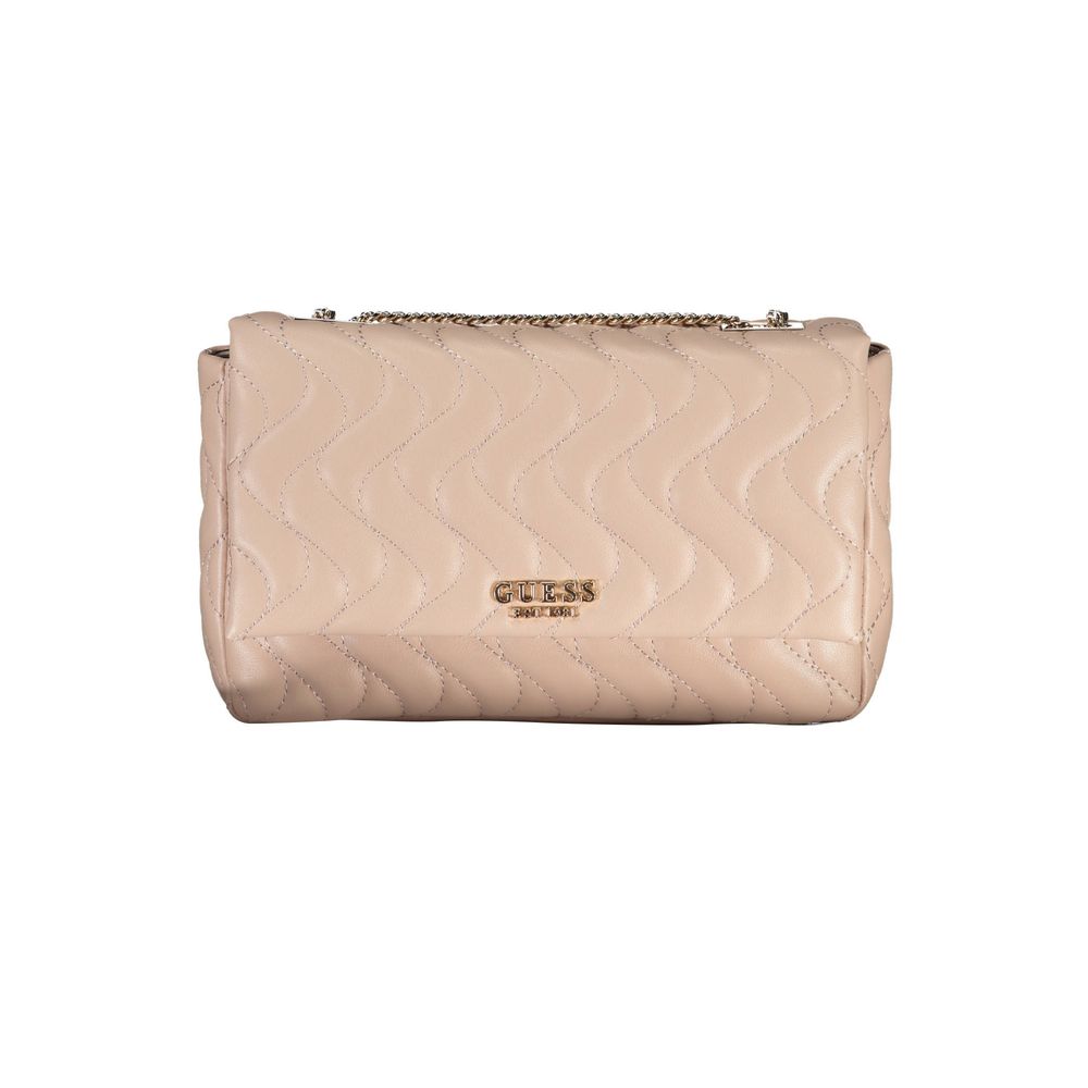 Guess Jeans Rosa Poliuretano Women Shoulder Bag