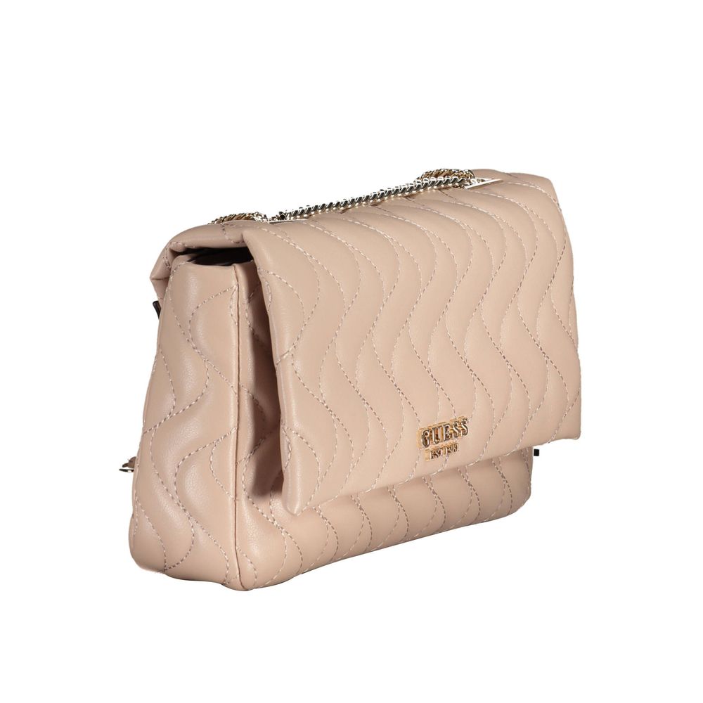 Guess Jeans Rosa Poliuretano Women Shoulder Bag