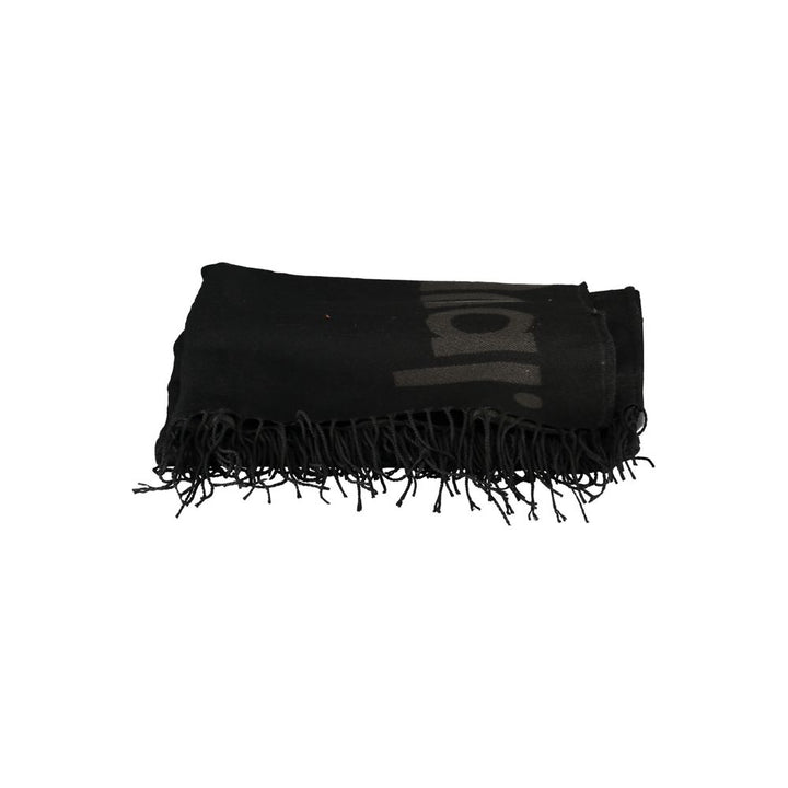 Desigual Black Polyester Women Poncho