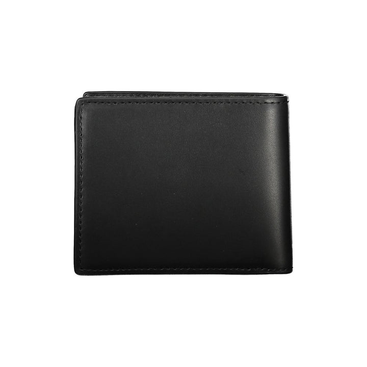 Tommy Hilfiger Black Leather Men Wallet