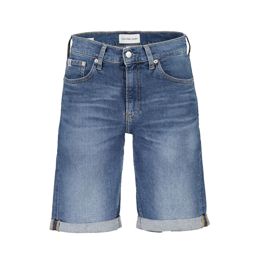 Calvin Klein Blue Cotton Men's Jeans Short