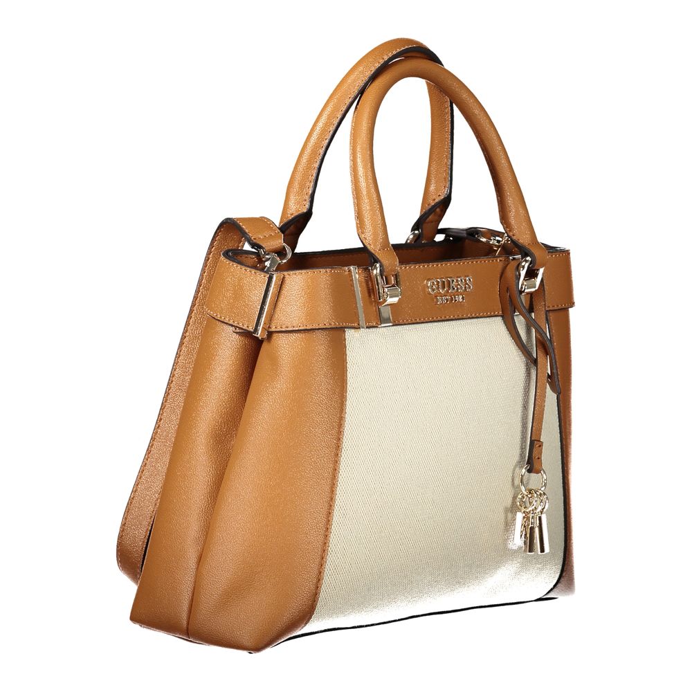 Guess Jeans Marrone Cotton Women Handbag