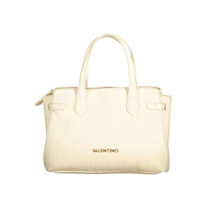 Mario Valentino Beige Polyurethane Women Handbag