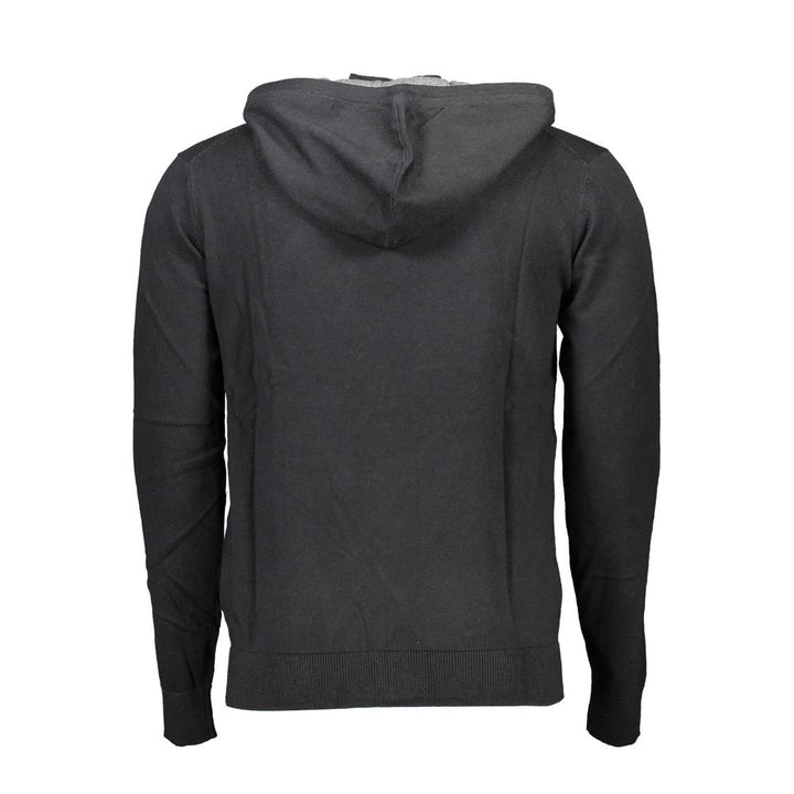 U.S. POLO ASSN. Black Cotton Men Cardigan
