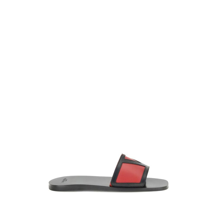 Valentino Garavani Multicolor Calf Leather Bos Taurus Sandals