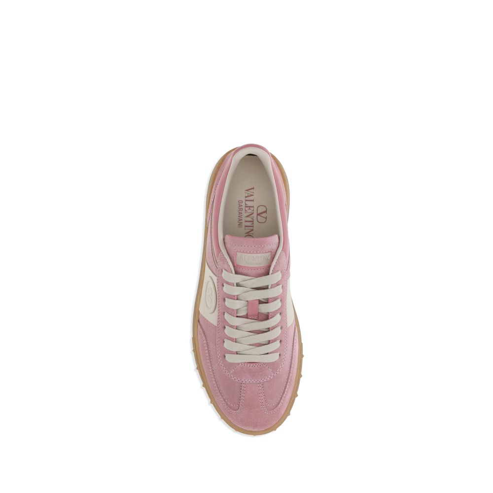 Valentino Garavani Multicolor Calf Leather Bos Taurus Low Top Sneakers