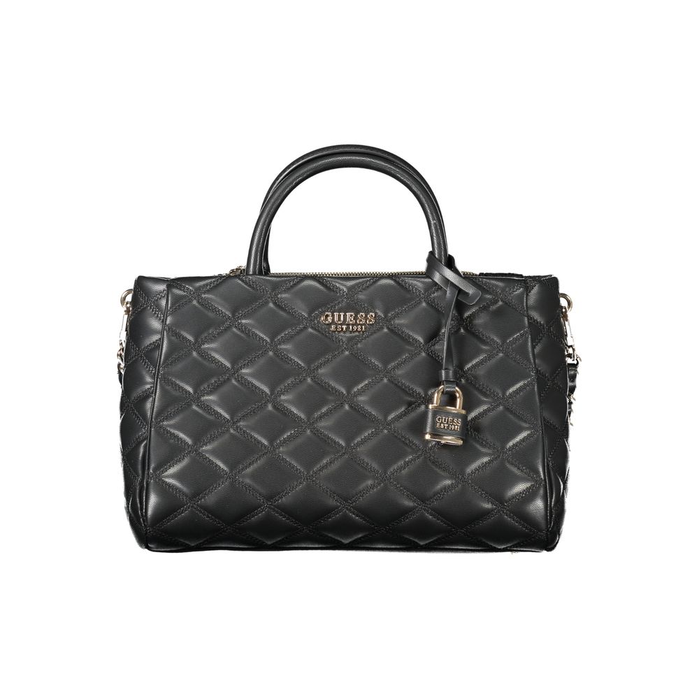 Guess Jeans Nero Polyurethane Women Handbag
