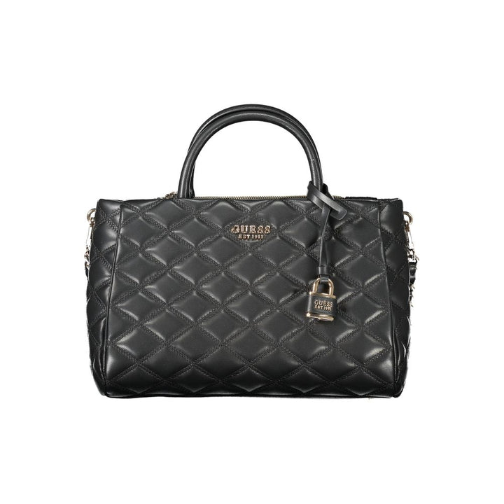 Guess Jeans Nero Polyurethane Women Handbag