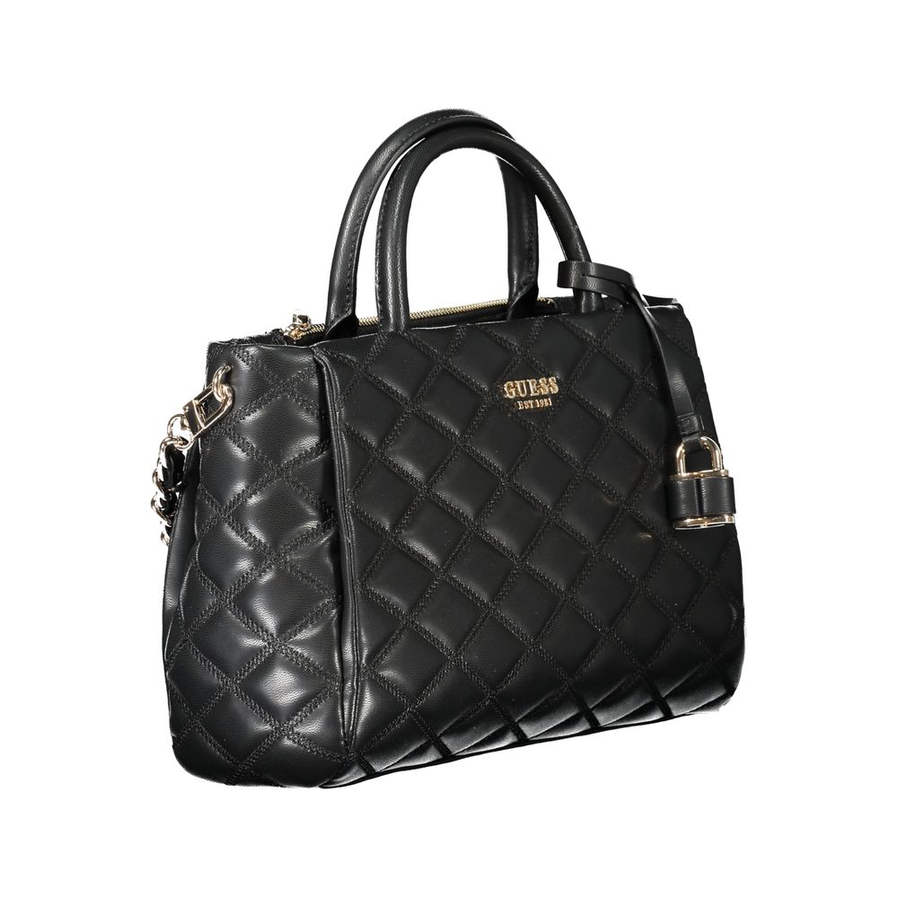 Guess Jeans Nero Polyurethane Women Handbag