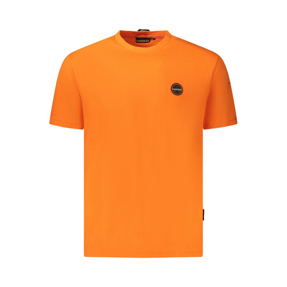 Napapijri Arancione Organic Cotton Men T-Shirt