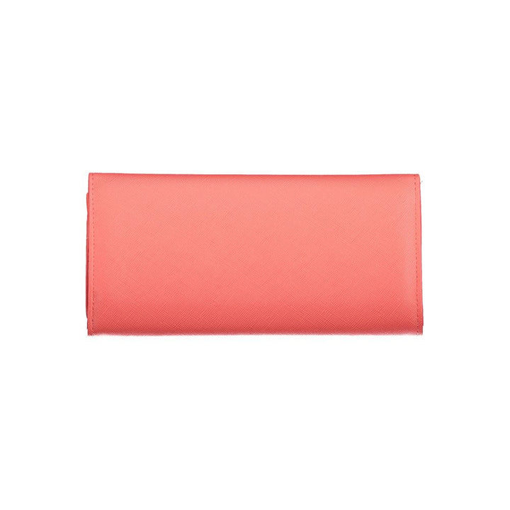 Mario Valentino Pink Polyethylene Wallet