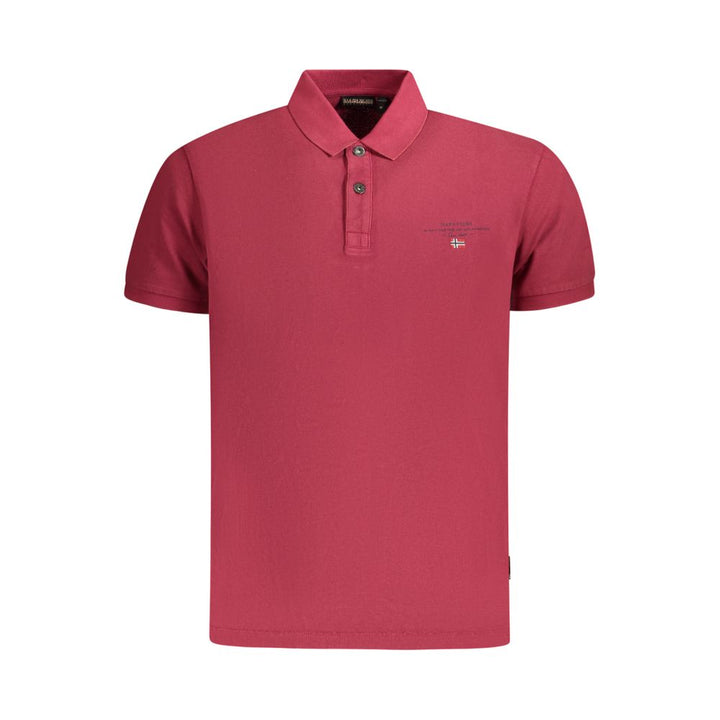 Napapijri Rosso Cotton Mens Polo