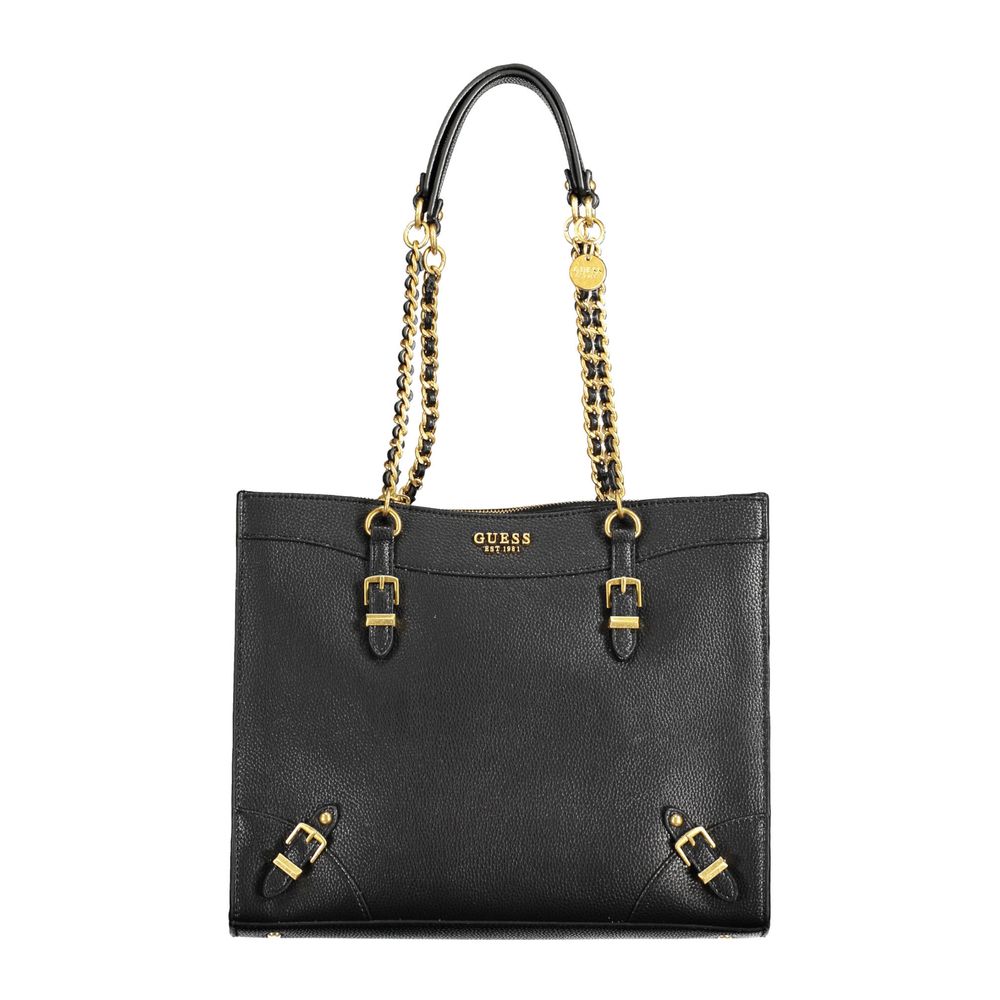 Guess Jeans Black Polyurethane Women Handbag