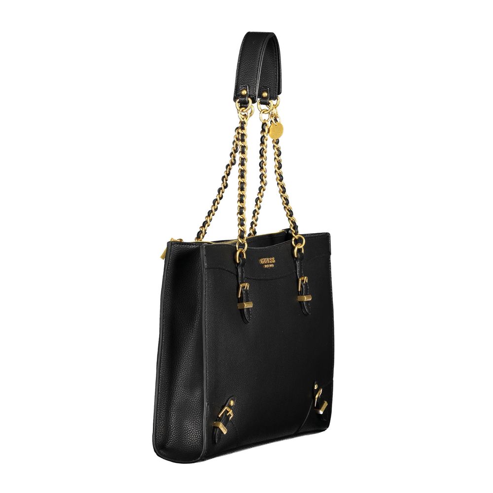 Guess Jeans Black Polyurethane Women Handbag