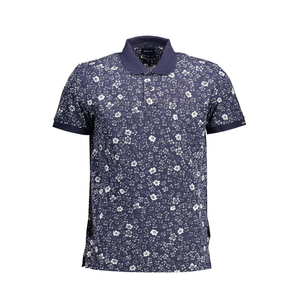 Gant Blue Cotton Mens Polo Shirt