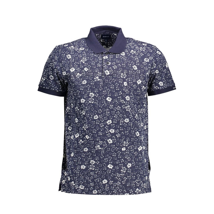 Gant Blue Cotton Mens Polo Shirt