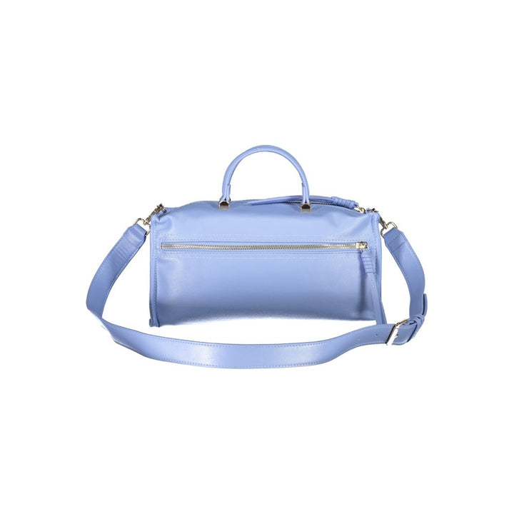 Mario Valentino Azzurro Polyurethane Women Handbag
