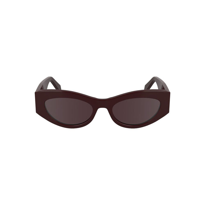 Calvin Klein Rosso Acetate Women Sunglass