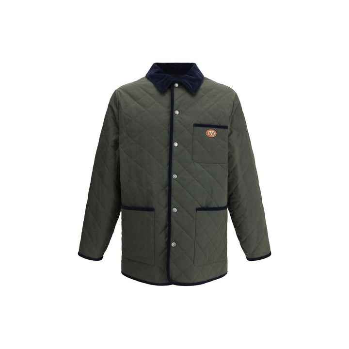 Valentino Bicolor Polyamide Coat