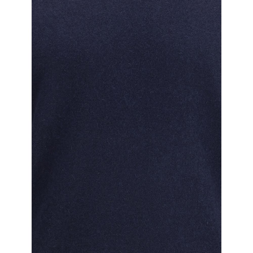 Brioni Blue Cashmere Sweater