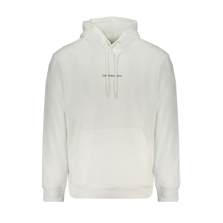 Calvin Klein White Cotton Men's Sweatshirt