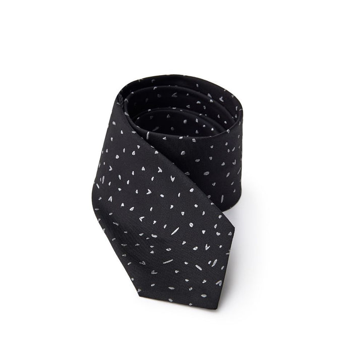 Jil Sander Black Silk Ty