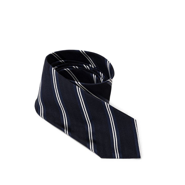Jil Sander Gray Silk Ty