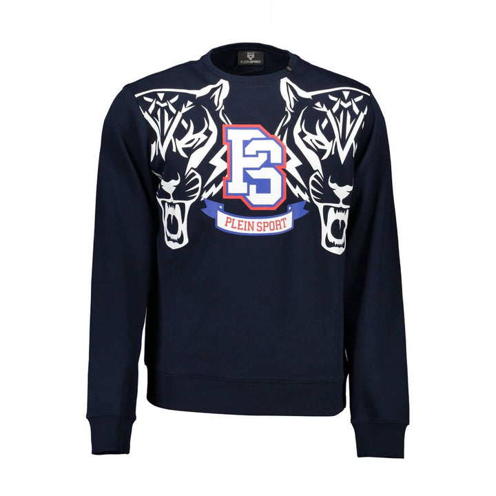 Plein Sport Blue Cotton Men's Sweatshirt
