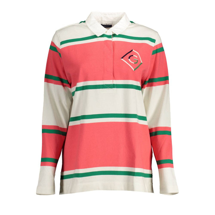 Gant Pink Organic Cotton Women Polo Shirt