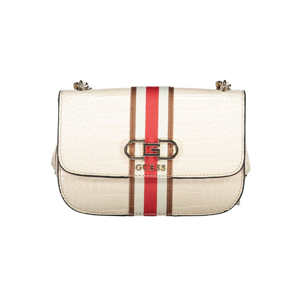 Guess Jeans Beige Polyurethane Women Handbag