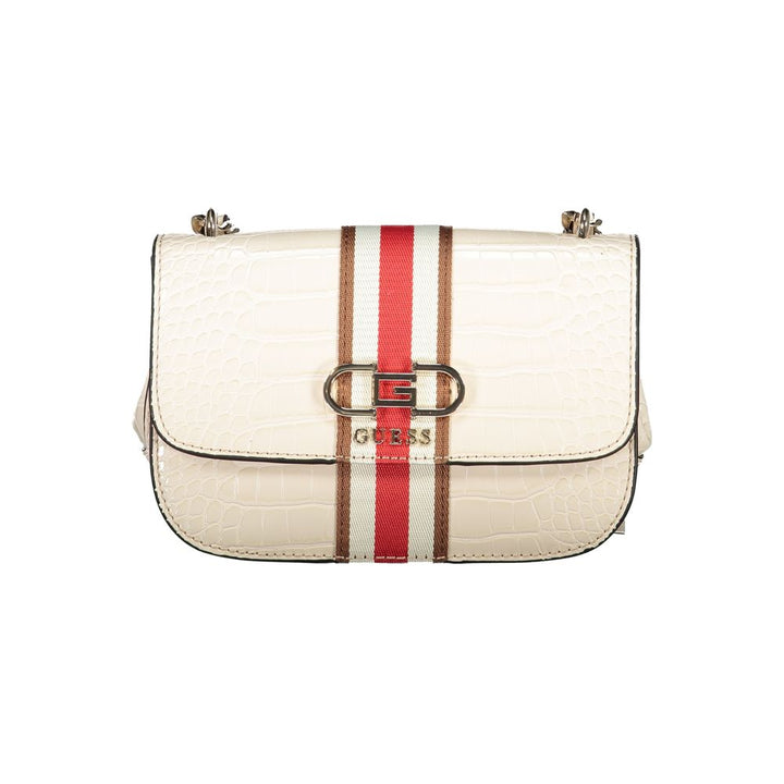 Guess Jeans Beige Polyurethane Women Handbag