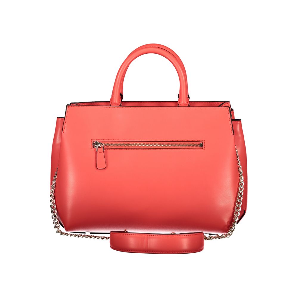 Guess Jeans Rosso Poliuretano Women Handbag