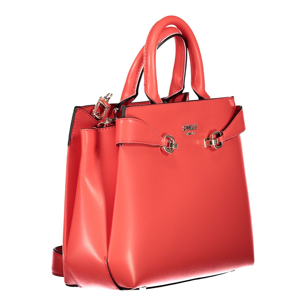 Guess Jeans Rosso Poliuretano Women Handbag