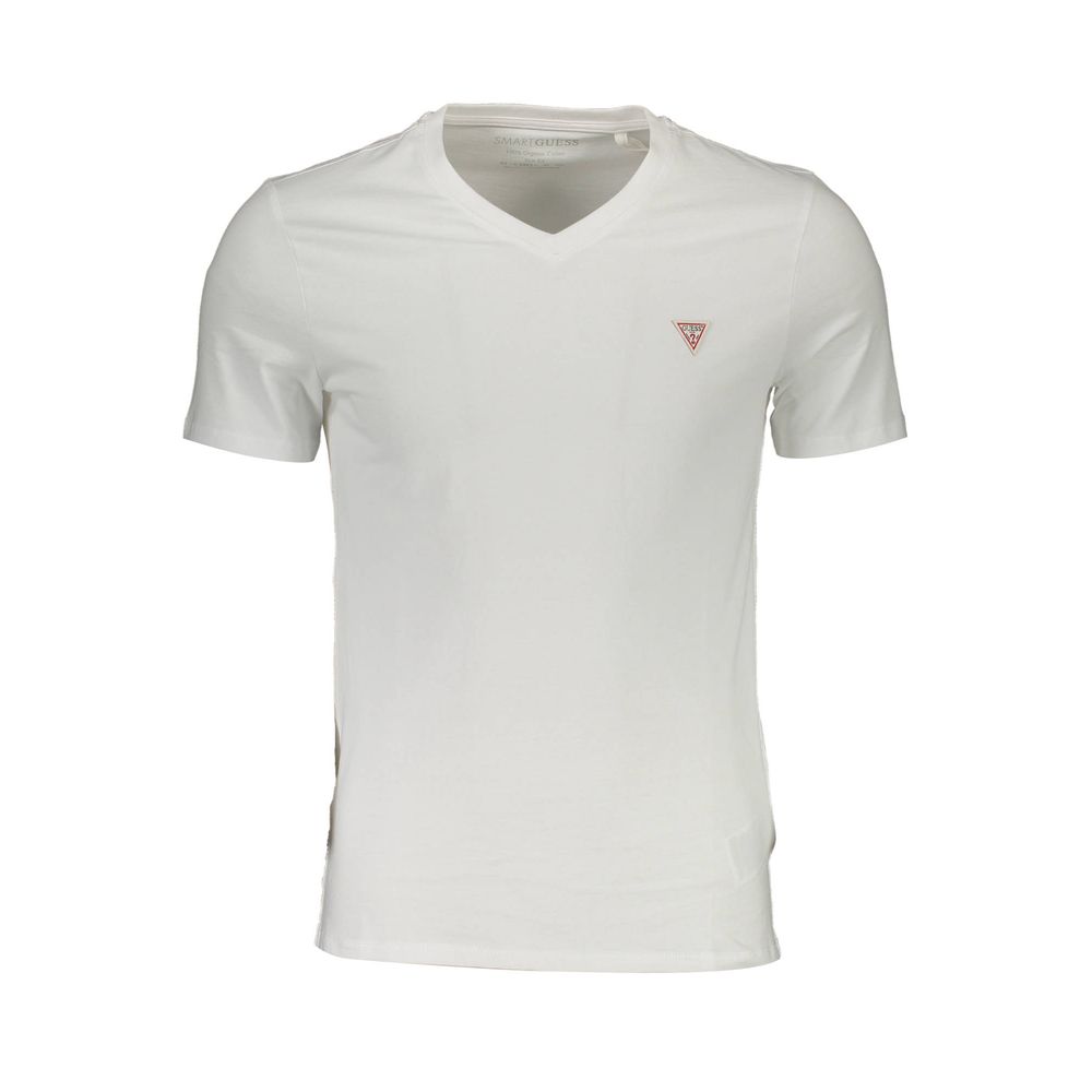 Guess Jeans White Cotton T-Shirt