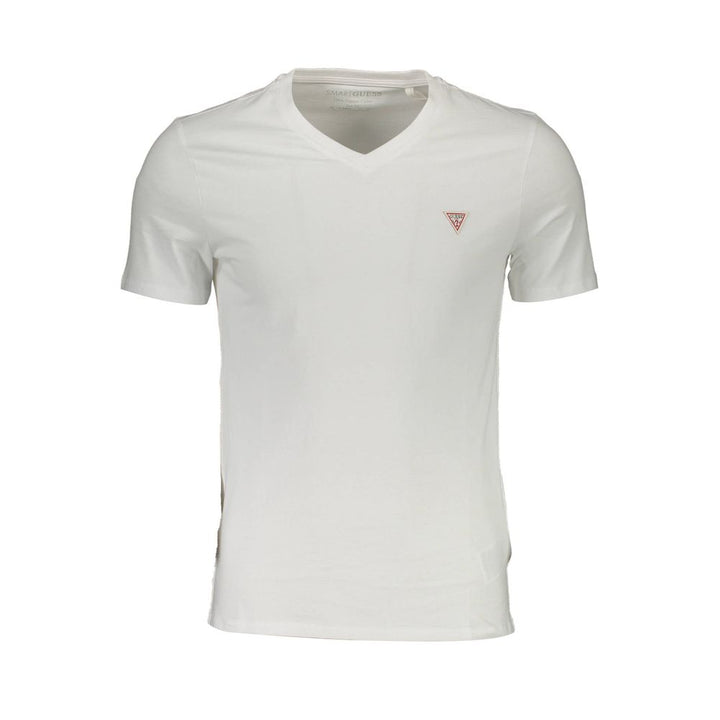Guess Jeans White Cotton T-Shirt