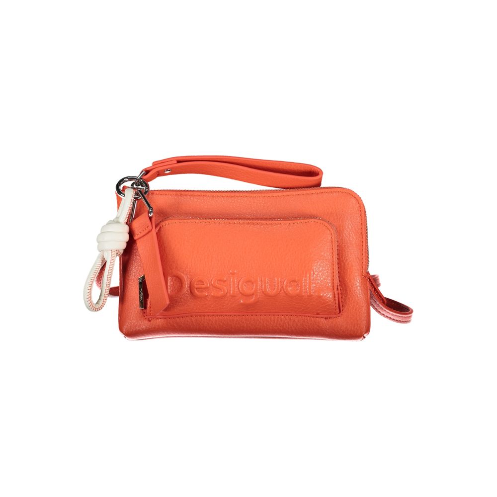 Desigual Rosa Poliuretano Women Shoulder Bag