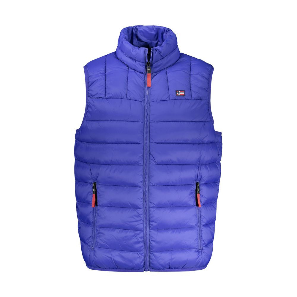 Norway 1963 Blu Poliammide Men's Vest