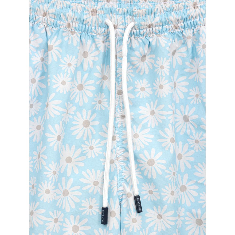 Gran Sasso Blue Polyester Swim Short