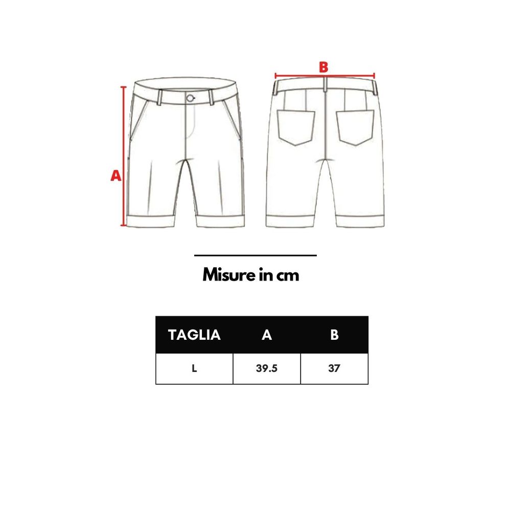 Gran Sasso Blue Polyester Swim Short