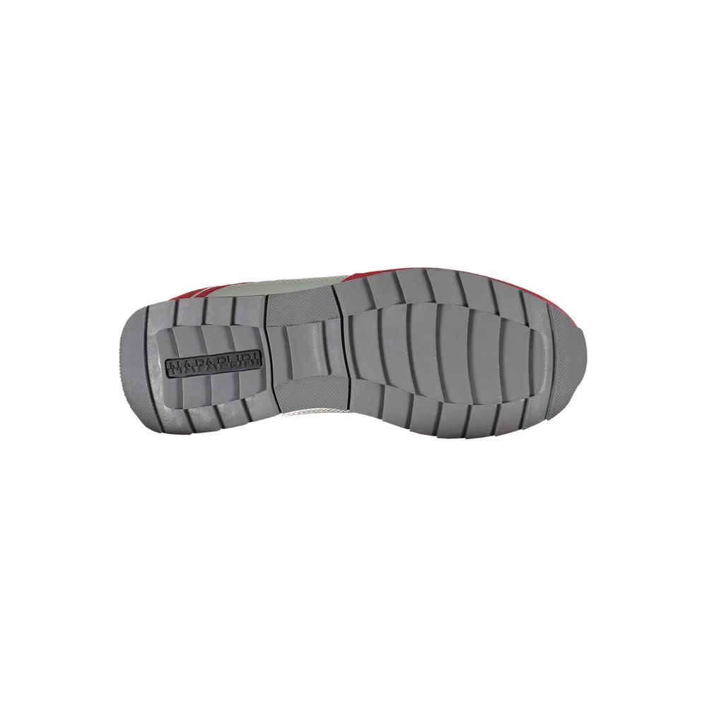 Napapijri Red Polyurethane Men Sneaker