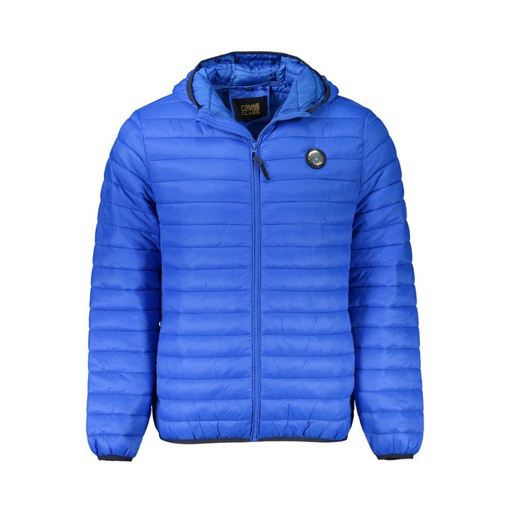 Cavalli Class Blu Poliammide Men's Jacket