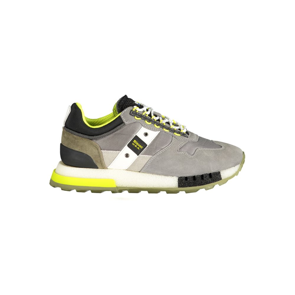 Blauer Grigio Polyurethane Men Sneaker