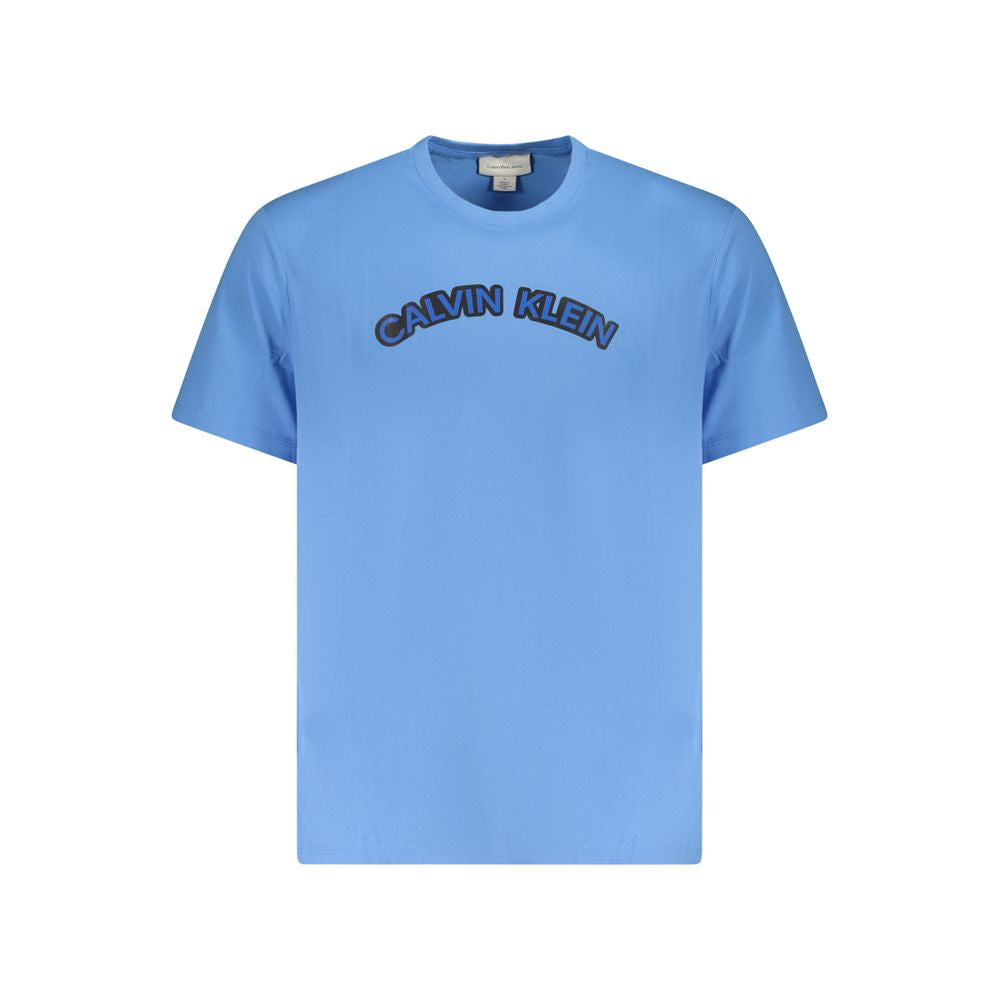 Calvin Klein Azzurro Cotton Mens T-Shirt