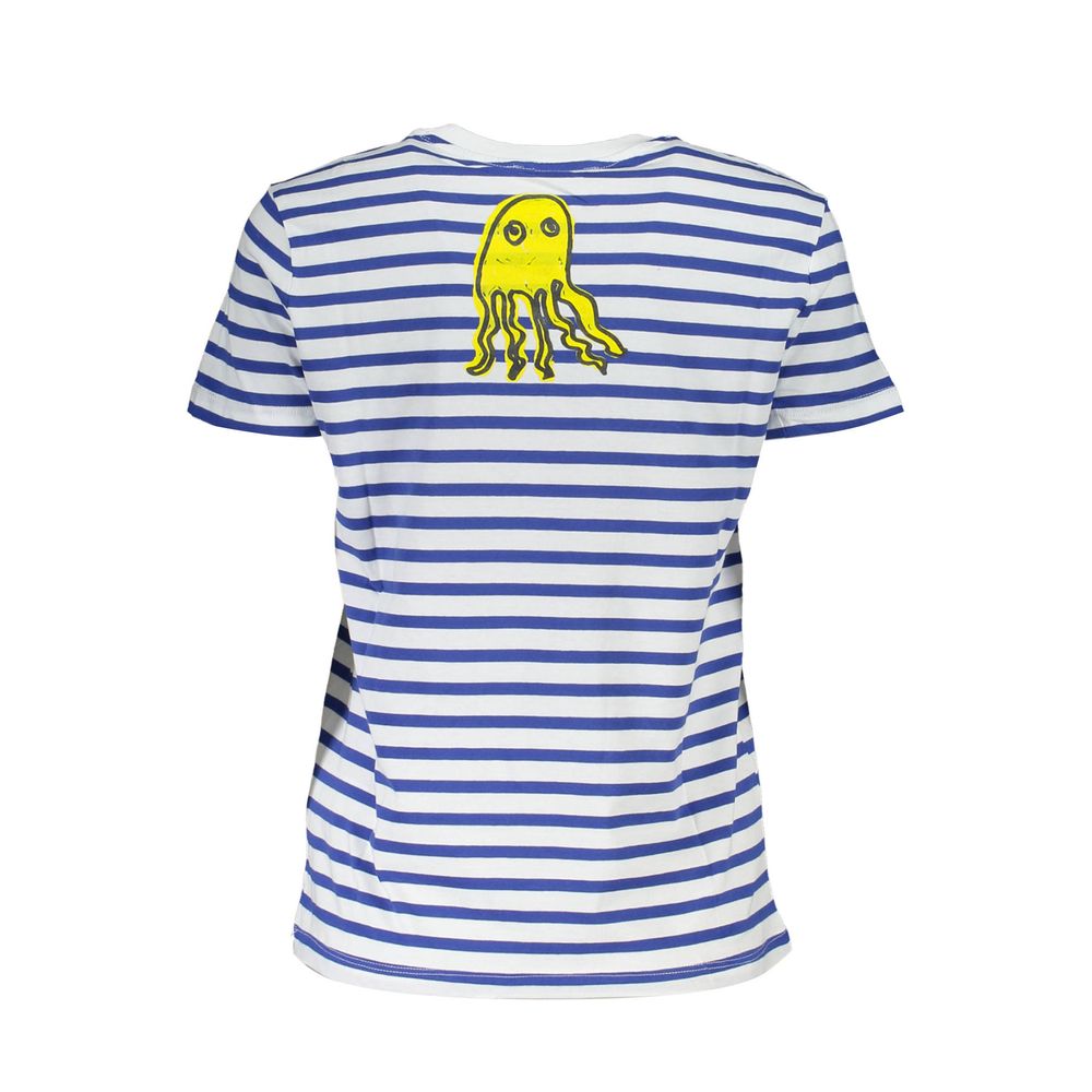 Desigual Blue Cotton T-Shirt