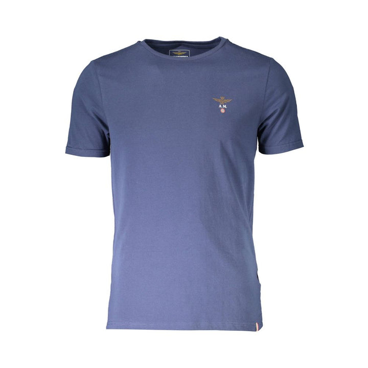 Aeronautica Militare Blue Cotton Men Underwear Shirt