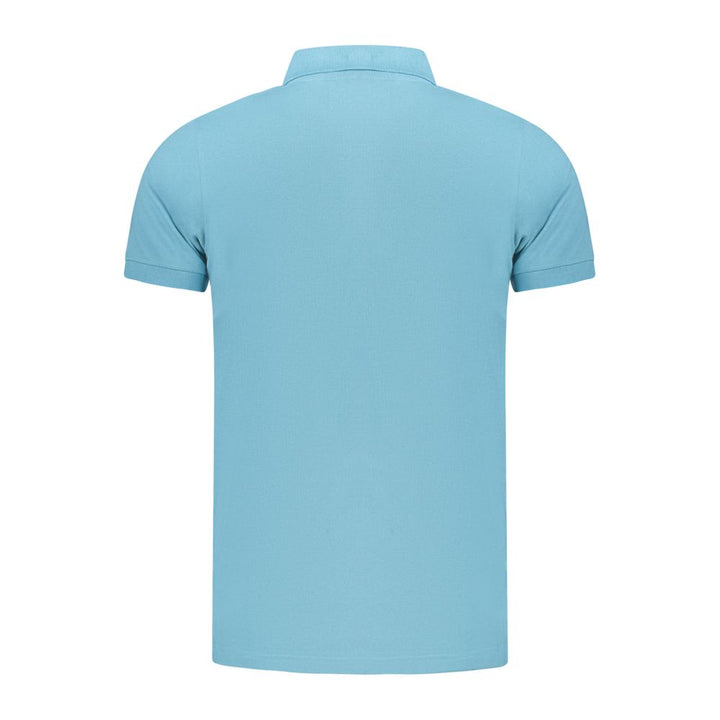 Norway 1963 Azzurro Cotton Mens Polo
