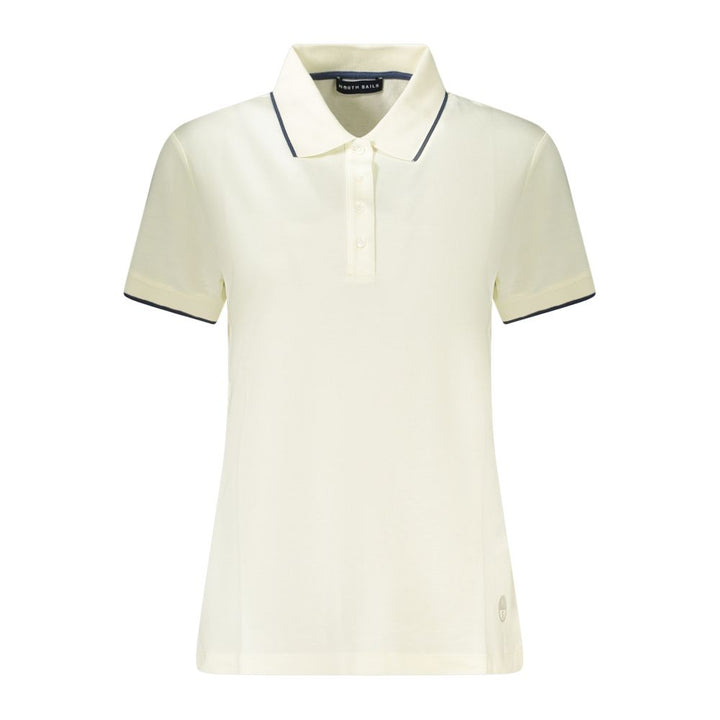 North Sails White Cotton Women Polo Shirt