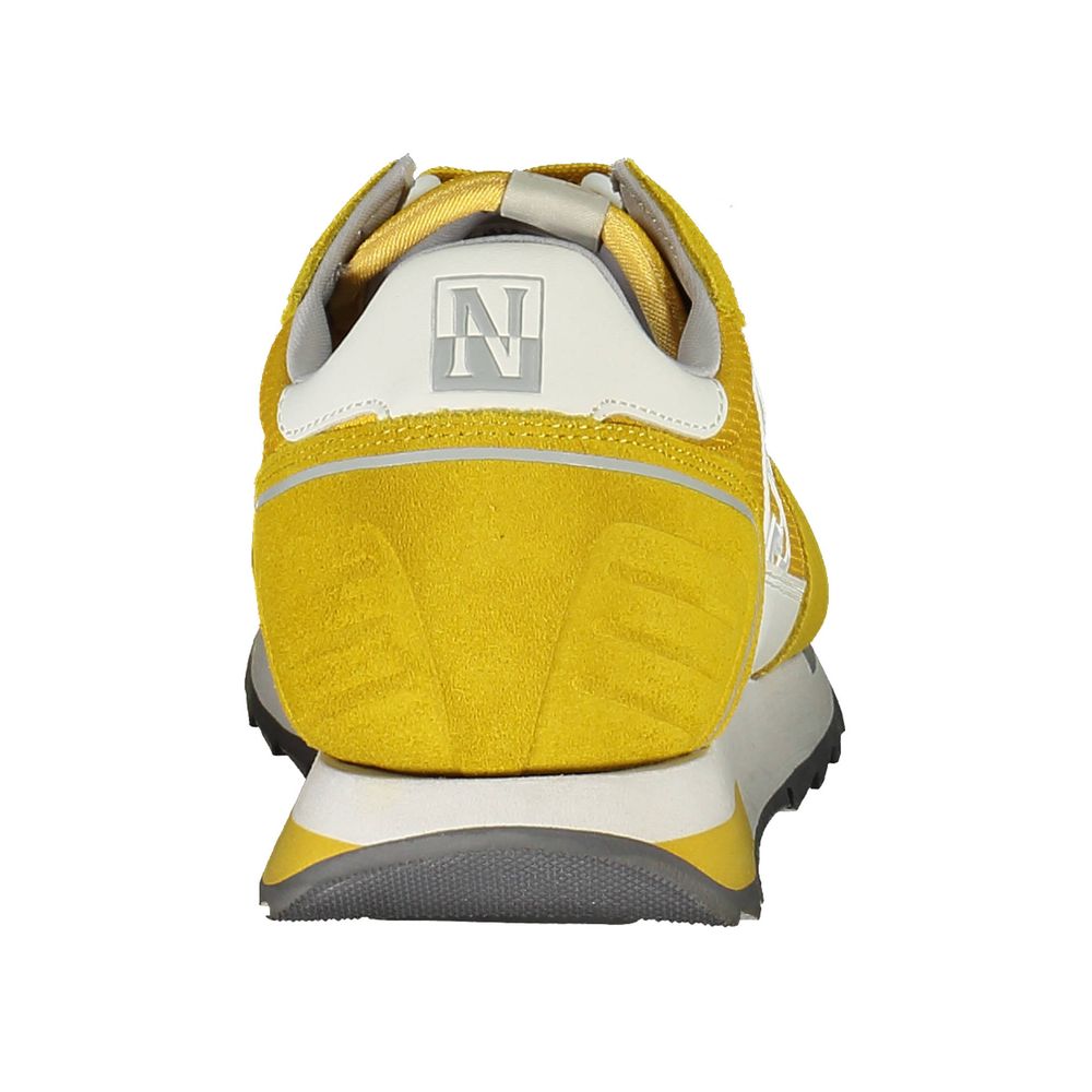 Napapijri Yellow Polyurethane Men Sneaker