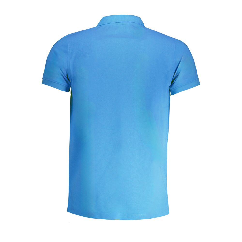 Norway 1963 Blue Cotton Men Polo Shirt