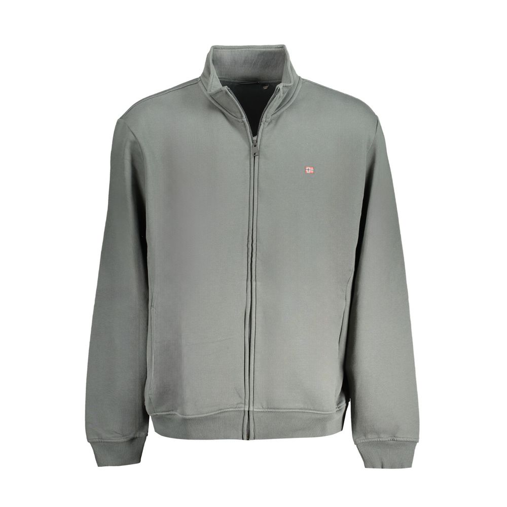 Napapijri Verde Cotton Men Sweatshirt